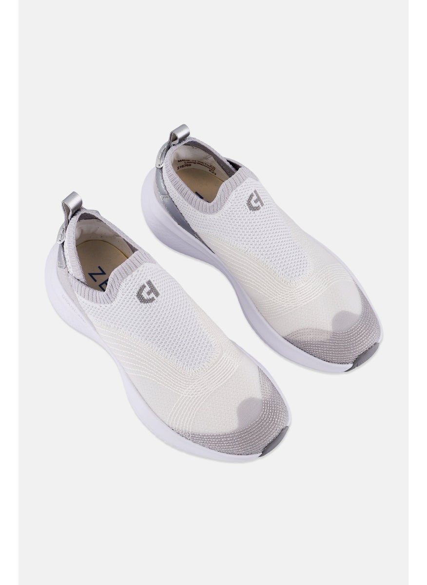 COLE HAAN - Women Medium Zg Motion Connect Slip On Shoes, Off White - Image 1