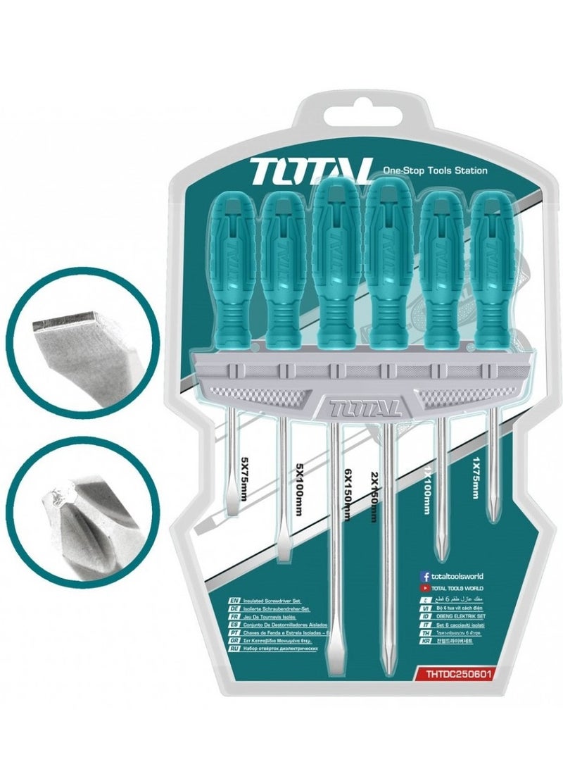 Total 6-piece screwdriver set - THTDC250601