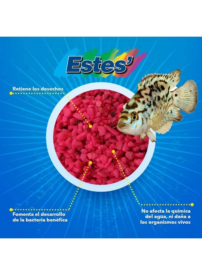 إستيس حصى سبيكتراستون بيرماجلو الوردي لأحواض السمك العذبة، كيس بوزن 5 أرطال - Image 5