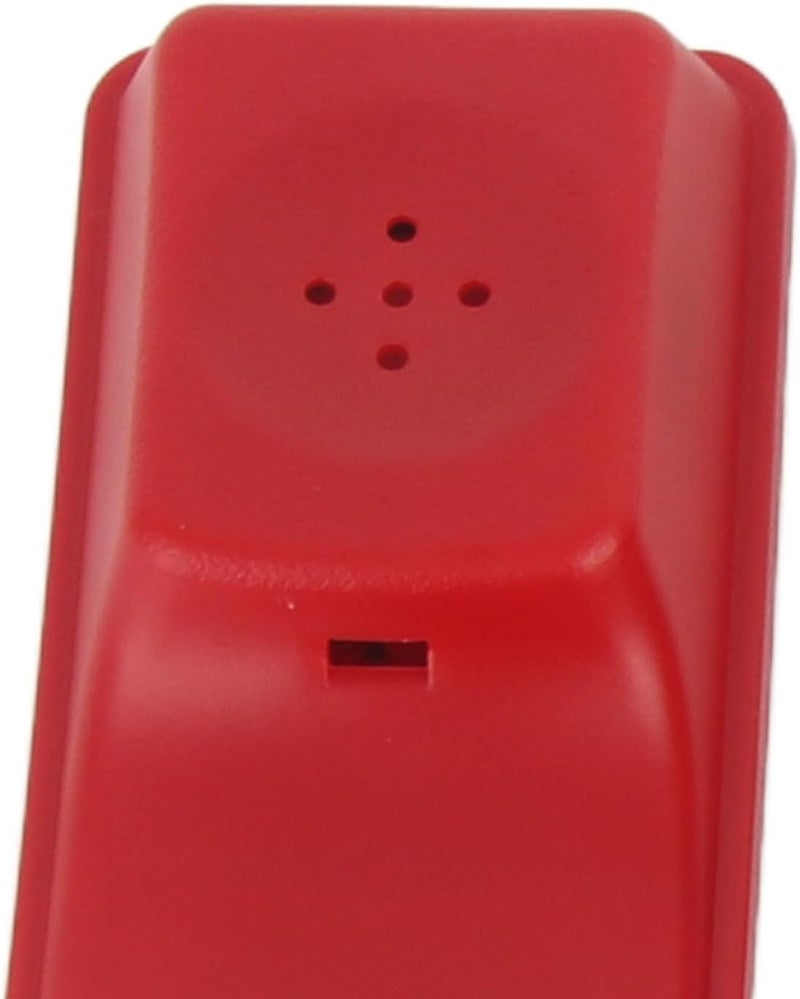 Drfeify Portable Wired Fixed Landline Telephone with Redial Quick Flash Function, Ideal for Home School Office, ABS Material (Red) - Image 4