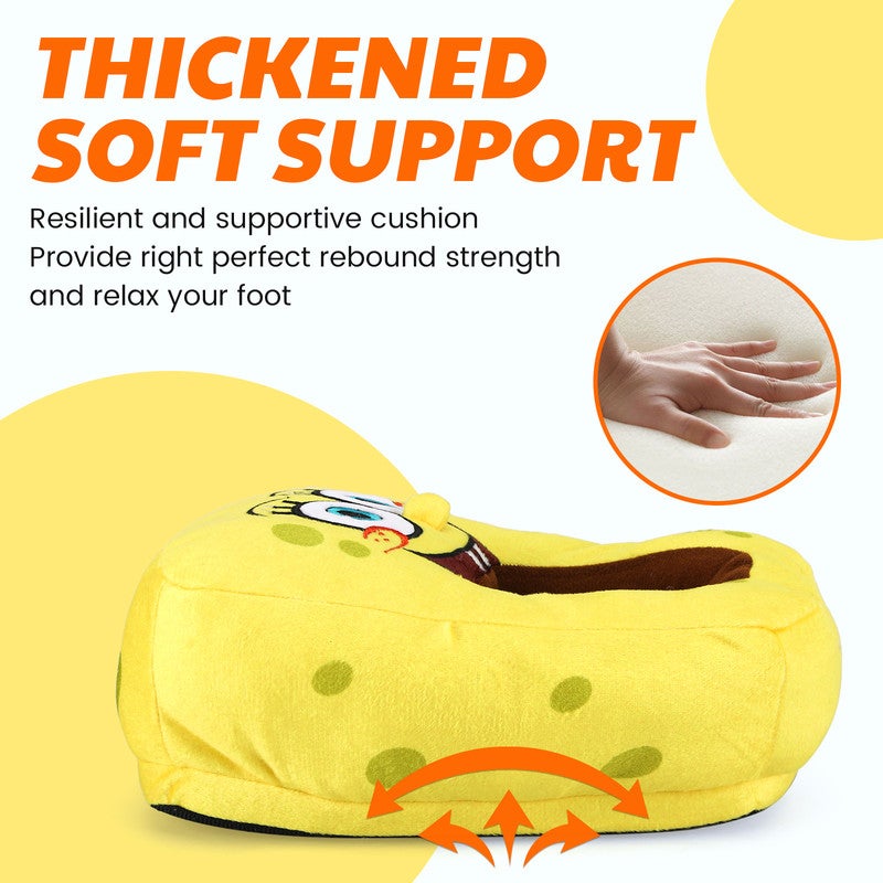 لاكي كيدز جزم بلوش كرتونية لطيفة للأطفال – أحذية داخلية ناعمة ودافئة ومحشوة بنعل مضاد للانزلاق، جزم مريحة للشتاء للأولاد والبنات - Image 3