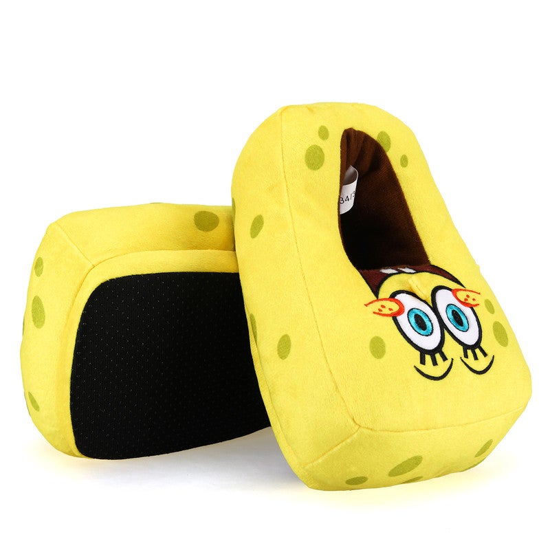 لاكي كيدز جزم بلوش كرتونية لطيفة للأطفال – أحذية داخلية ناعمة ودافئة ومحشوة بنعل مضاد للانزلاق، جزم مريحة للشتاء للأولاد والبنات - Image 1