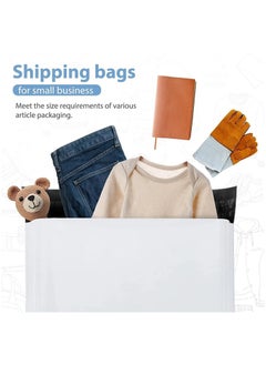 MARKQ [700 Pack] White Poly Mailers Bags [45x60 cm] Adhesive Self-Seal Shipping Envelopes for Packaging Delivery, Ideal for Posting Parcels and Clothes  - Image 3