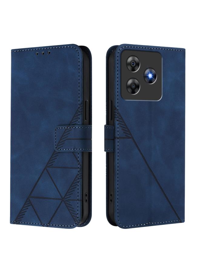 S-TOP Case For Blackview Wave 8C Crossbody 3D Embossed Flip Leather Phone Case - Image 2