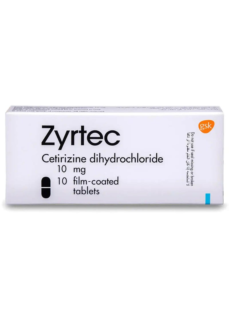 gsk Zyrtec 10 Mg Tablet 10 Pcs  - Image 1