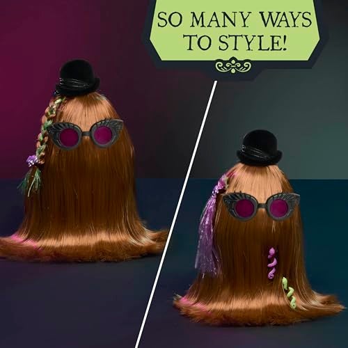 Just Play WEDNESDAY Ignatius Itt 10-inch Styling Head, 20-Pieces, 360 Degrees of Styling Options, Pretend Play, Kids Toys for Ages 4 Up by Just Play - Image 4