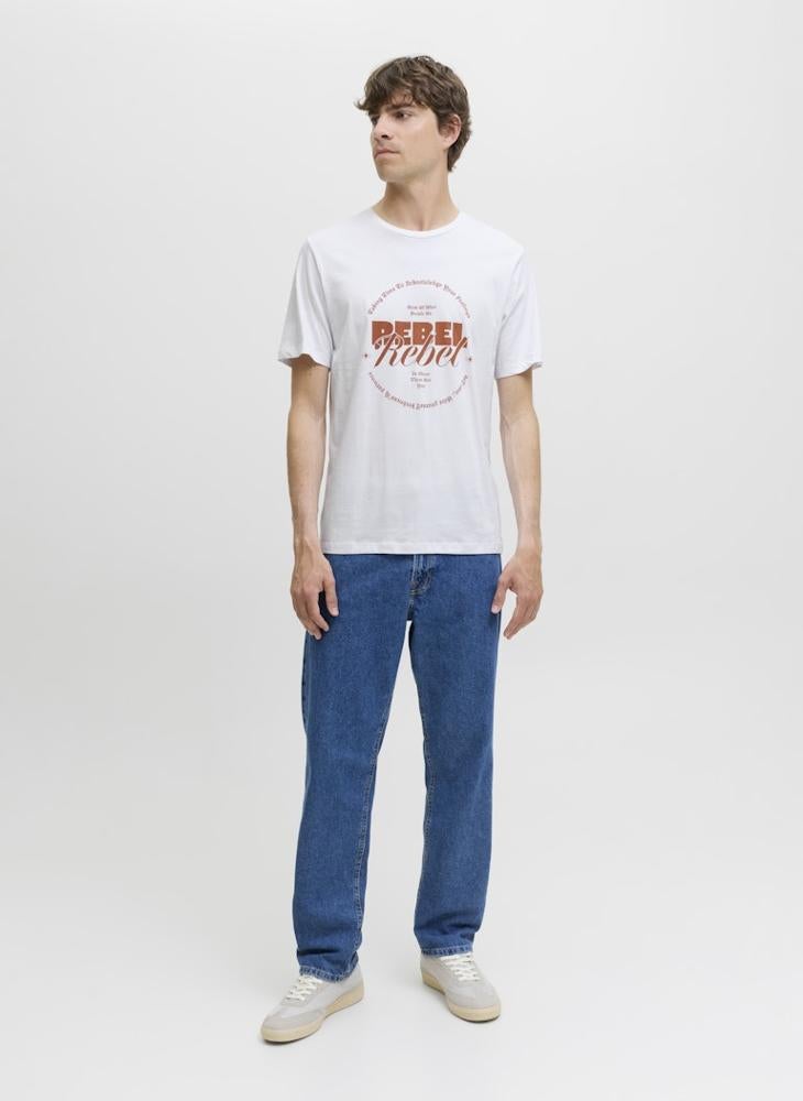 JJ Rebel Rebel Regular Fit Crew Neck T-Shirt - Image 5