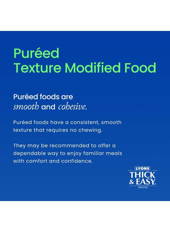Thick & Easy Purees Puree 7 oz. Tray Roasted Chicken with Potatoes/Carrots Ready to Use Puree, 60748 - Case of 7 - Image 4