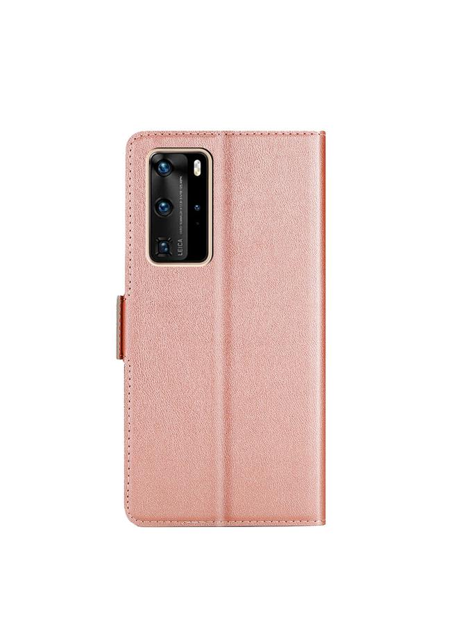 S-TOP Case For Huawei P40 Pro Ultra-thin Voltage Side Buckle PU + TPU Leather Phone Case - Image 3