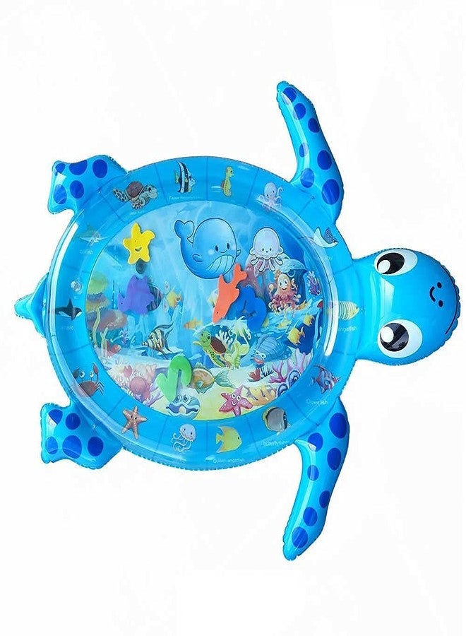 Bellveen Tummy Turtle Time Inflatable Water Play Mat | Multi Color - Image 1