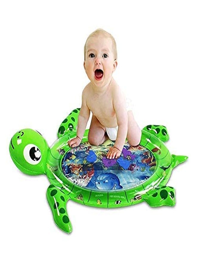 Bellveen Tummy Turtle Time Inflatable Water Play Mat | Multi Color - Image 5
