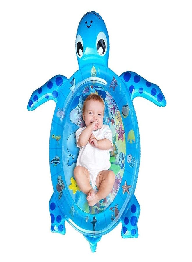Bellveen Tummy Turtle Time Inflatable Water Play Mat | Multi Color - Image 2