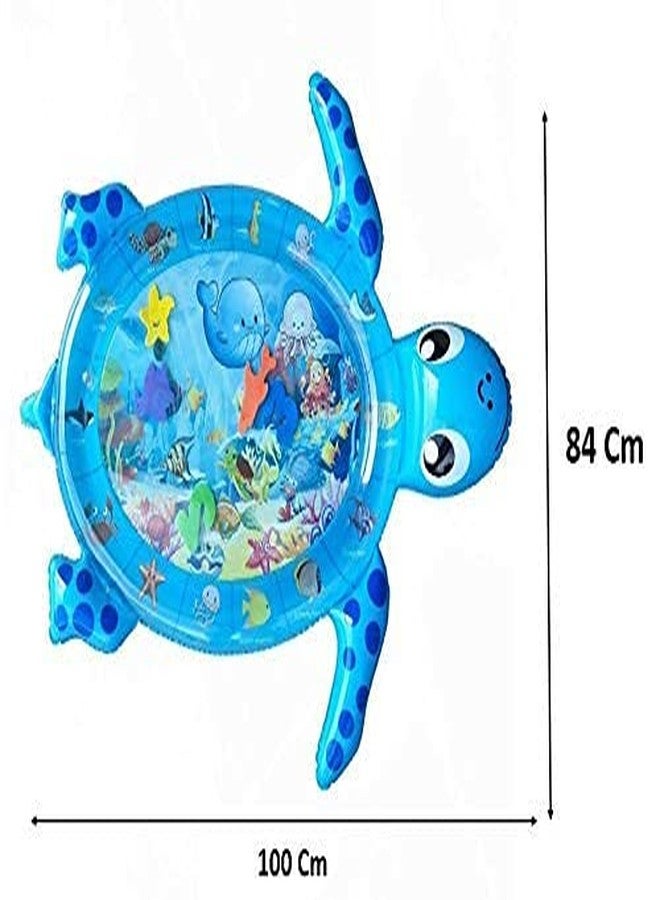 Bellveen Tummy Turtle Time Inflatable Water Play Mat | Multi Color - Image 3