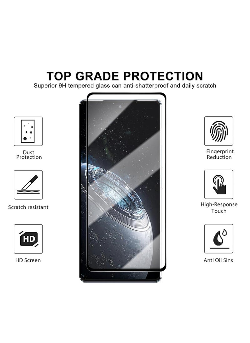 Fankalo - [1+2 Sets] For OnePlus Nord CE4 Lite 5G Case Cover & Screen Protector Flip PU Leather Wallet Case with Card Holder and RFID Security Protection,2 Pack glass screen protector - Image 1
