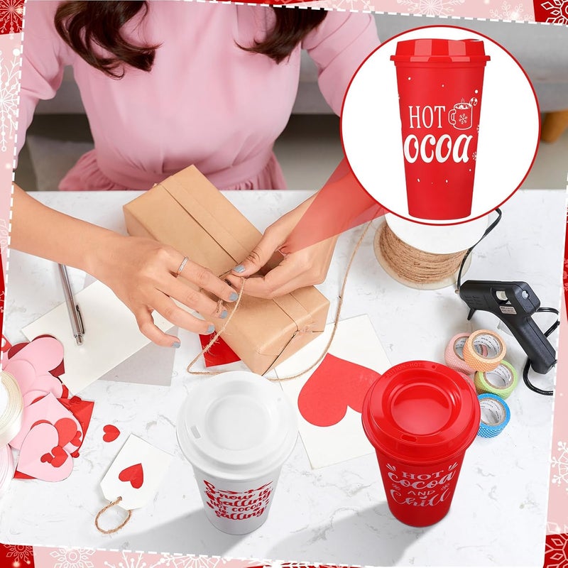 Tioncy 12 Pcs Hot Cocoa Cups Set - Image 5