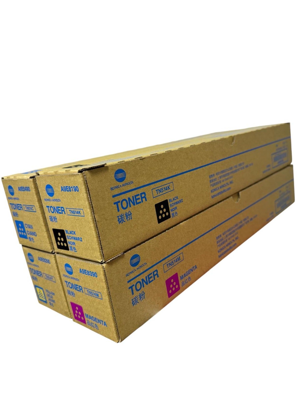 Konica-Minolta Toner Bizhub TN-514 BCYM Full Set High Pages yield