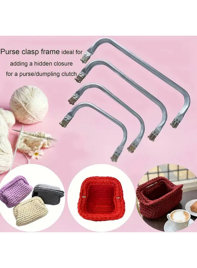 Golden Metal Handbag Pull Clip 11 81 Inch Inches Durable Rustproof DIY Bag Fastener - Image 3