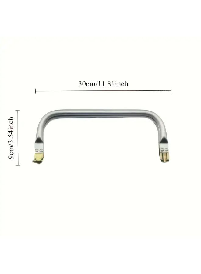 Golden Metal Handbag Pull Clip 11 81 Inch Inches Durable Rustproof DIY Bag Fastener - Image 4