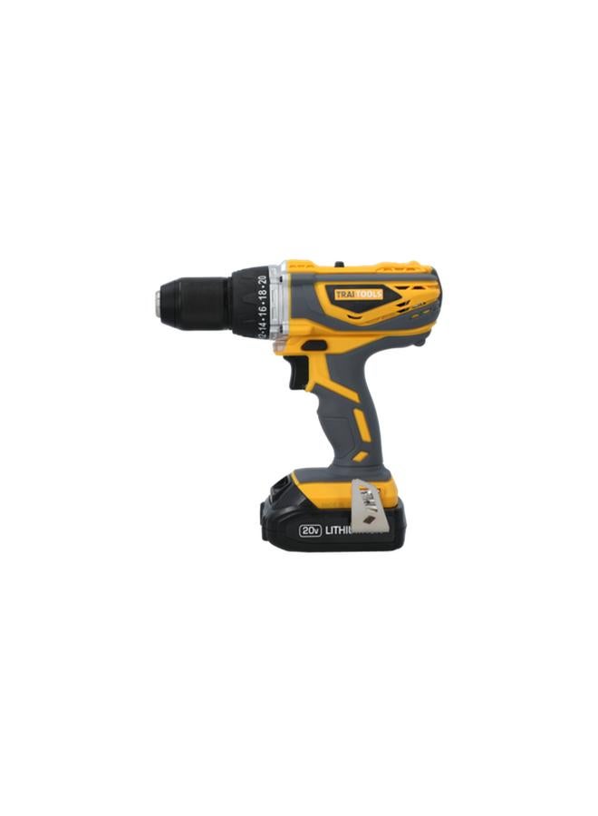 TRAITOOLS 20V Cordless Hammer Drill Multicolor 13mm JD631020A-C - Image 1