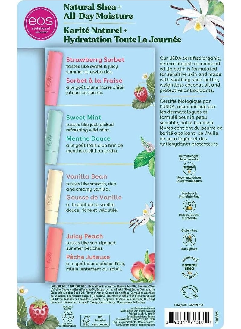 Eos Natural and Organic Lip Balm Stick, 8-pack - Image 2