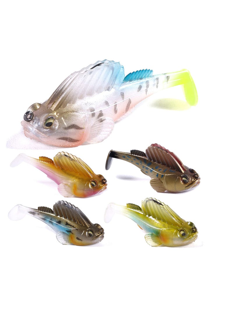 5 Bionic Jumping Fish Lures with Hard Bait for Freshwater and Saltwater Fishing - Image 5