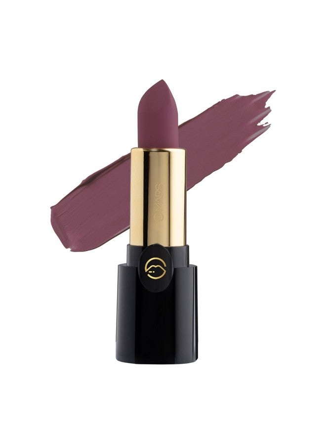 مارس أحمر شفاه MARS Plush Velvet Creamy Matte للنساء | انزلاق سلس | تصبغ بلمسة واحدة | تركيبة غير جافة وكريمية | لون غني وحيوي | 3.2 جرام | (21-Desert Rose) - Image 1