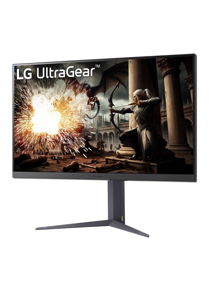 LG 32 Inch UltraGear QHD Gaming Monitor (2560 x 1440) IPS, HDMI With Response Time Upto 1ms (GTG), Refresh Rate 180Hz (Overclock to 200), AMD FreeSync, Tilt/Height/Pivot Stand, 32GS75Q Black - Image 2