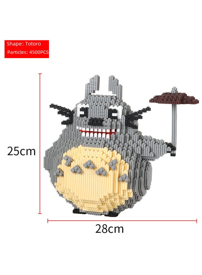 86 Series Building Blocks Toy Series Building Blocks Small Particle Building Blocks Micro Particle Building Blocks-Color:8655KS Black Short Ear  - Image 4