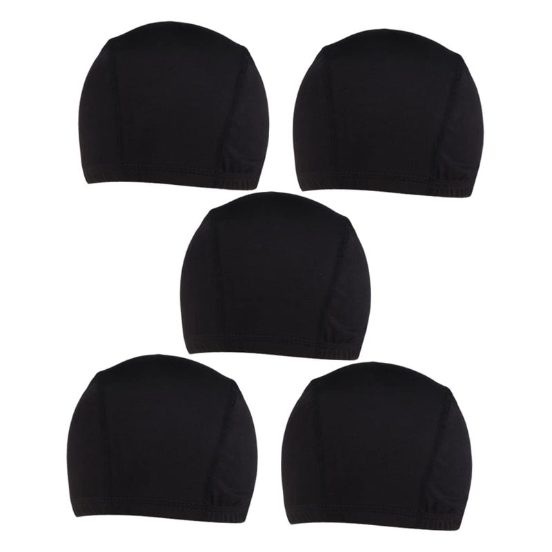 5PCS High Elastic Wig Caps Breathable Stretchy Sweat Absorbent For Hot Weather - Image 2