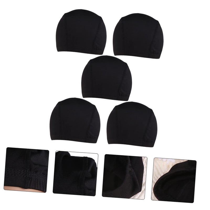 5PCS High Elastic Wig Caps Breathable Stretchy Sweat Absorbent For Hot Weather - Image 4