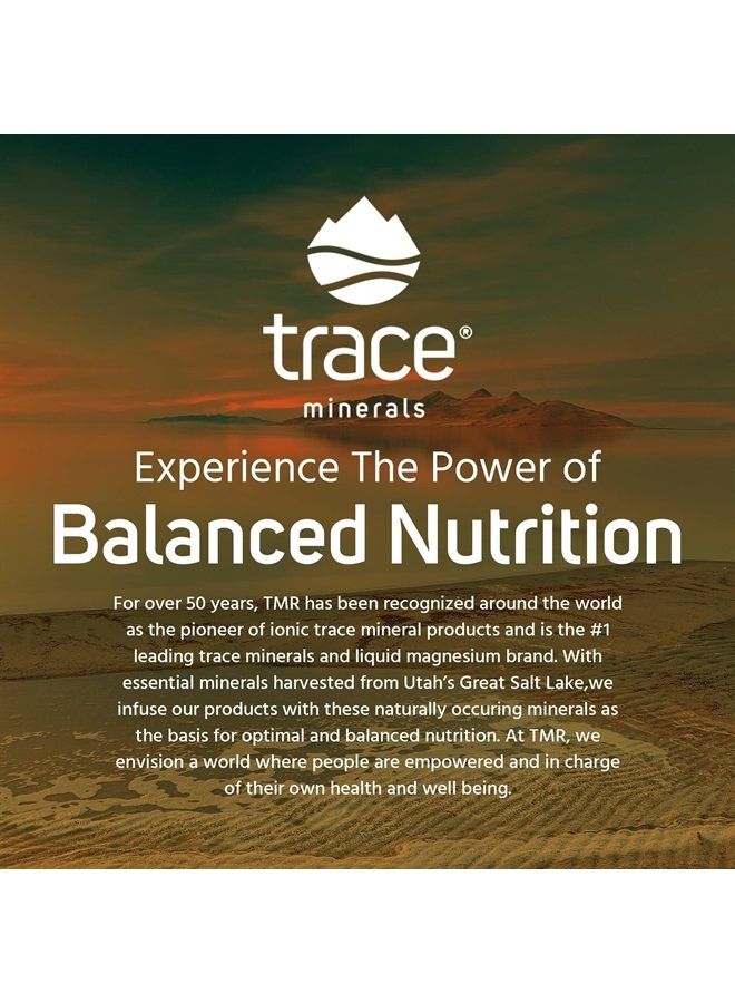 Trace Minerals Ashwagandha Gummies | Natural Stress Relief Gummies with Vitamin D | Natural Mood & Sleep Support for Men & Women | Immunity & Energy Support | Orange Flavor | 60 Gummies