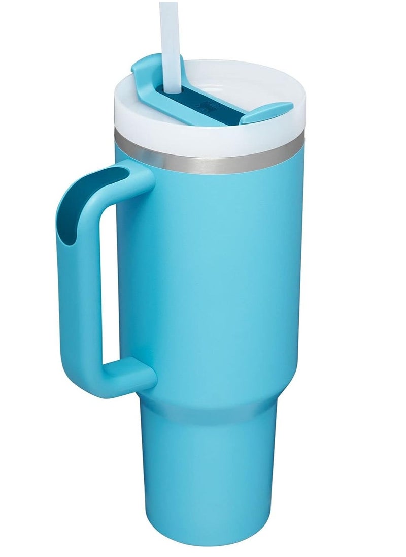 Stanley Quencher 2.0  Stainless Steel Vacuum Insulated Tumbler with Lid and Straw for Water, Iced Tea or Coffee, Pool,40oz/1180ml