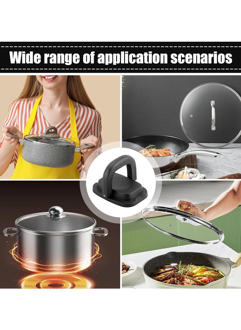 CMGTYYD Pot Lid, Anti Scalding Lid Knob, Cooking Pot Handle, Glass Lid Replacement, Steel Lid Handle, Foldable Pot Knob, Saucepan Lid Handle, Wok Lid Knob, Easy Install Lid Handle, Pot Handle Replacement  - Image 4