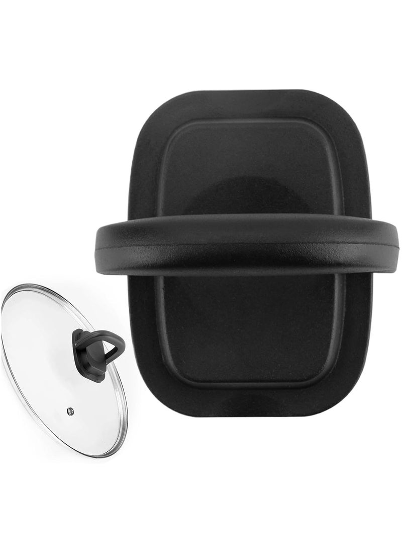 CMGTYYD - Pot Lid, Anti Scalding Lid Knob, Cooking Pot Handle, Glass Lid Replacement, Steel Lid Handle, Foldable Pot Knob, Saucepan Lid Handle, Wok Lid Knob, Easy Install Lid Handle, Pot Handle Replacement - Image 1
