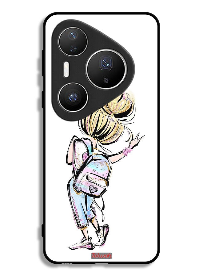 Tolwak Huawei Pura 80 Pro Plus Protective Case Cover Back To School Girl Art - Image 1
