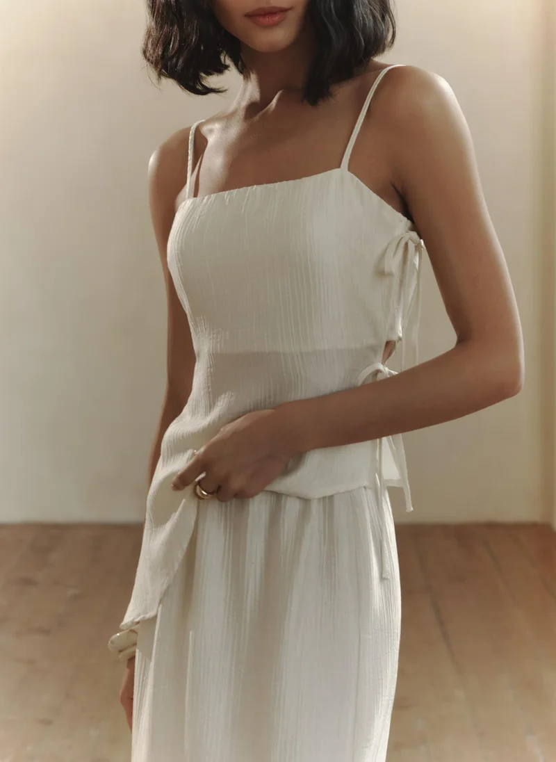 Lichi Strappy top with side ties