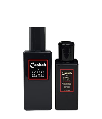 Robert Piguet Casbah Eau de Parfum Body Lotion Gift Set Unisex Woody Oriental Scent with Notes of Pepper Incense Cedar Made in France - Image 2