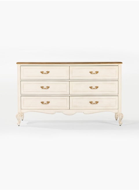 Catherine Dresser 150X52X90 cm White/Gold