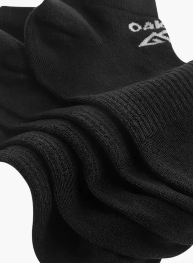 شو اكسبرس Women's Logo Print Ankle Length Socks - Set of 5