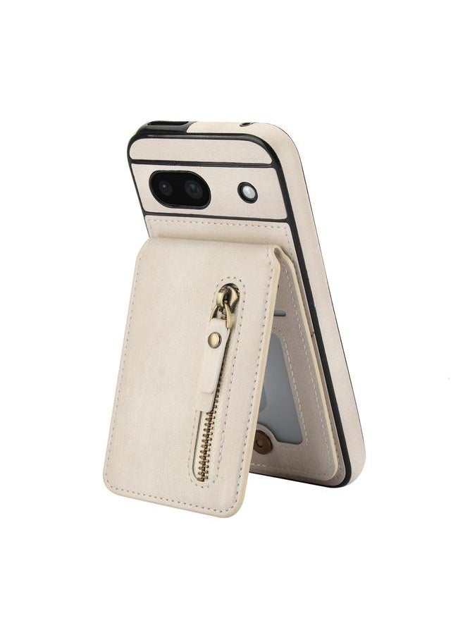 Zaboon - Case For Google Pixel 8a Zipper Wallet Split MagSafe Leather Back Phone Case - Image 1