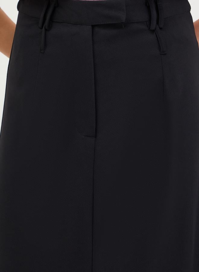Styli Women Solid Tailored Maxi Skirt - Image 4