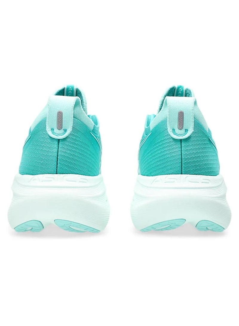 asics ASICS GEL-NIMBUS 27 Running Shoes – Teal/Illuminate Mint – Soft, Eco-Friendly Cushioning - Image 4