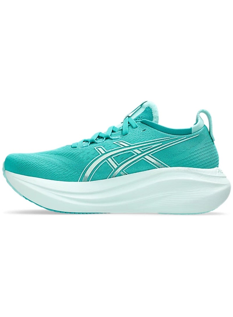 asics ASICS GEL-NIMBUS 27 Running Shoes – Teal/Illuminate Mint – Soft, Eco-Friendly Cushioning - Image 5