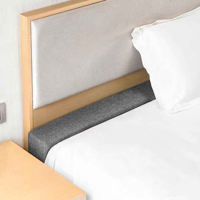 BED GAP FILLER FOR KING MATTRESS HIGHDENSITY 45D SPONGE REMOVABLE AND WASHABLE COVER MATTRESS EXTENDER FILLER FOR HEADBOARD GAP BED SPACE CRACK WALL78412 KING