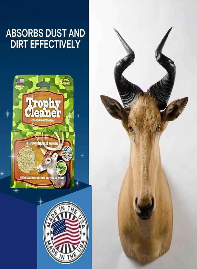 Goodscious Sparkle Plenty Animal Trophy Mount Cleaner for Taxidermy Animals - Dry Cleaning Sponge for Taxidermy Wall Decor & Tall Trophy Deer Antlers Mount - Rubber Sponge Cleaner Pack for Home Cleaning (2 Pack) - Image 4