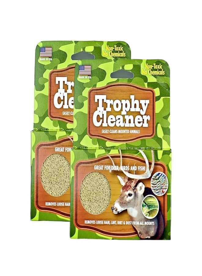 Goodscious Sparkle Plenty Animal Trophy Mount Cleaner for Taxidermy Animals - Dry Cleaning Sponge for Taxidermy Wall Decor & Tall Trophy Deer Antlers Mount - Rubber Sponge Cleaner Pack for Home Cleaning (2 Pack) - Image 1