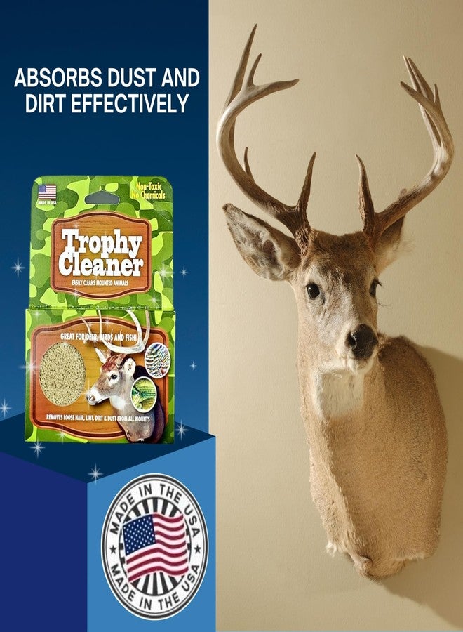 Goodscious Sparkle Plenty Animal Trophy Mount Cleaner for Taxidermy Animals - Dry Cleaning Sponge for Taxidermy Wall Decor & Tall Trophy Deer Antlers Mount - Rubber Sponge Cleaner Pack for Home Cleaning (2 Pack) - Image 3