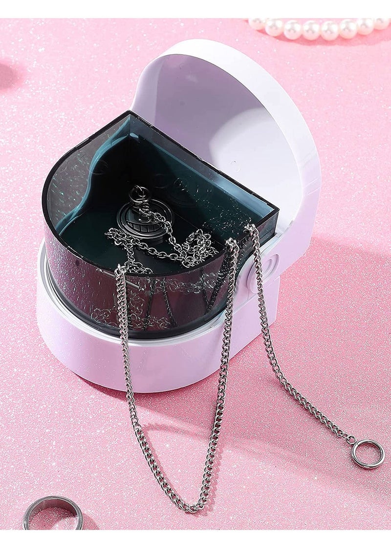 Excefore Professional Ultrasonic Jewelry Cleaner Machine for Jewelry Rings Watches Eyeglasses Denture Coins Razors Brushes Only 3-10 Minutes - Image 1