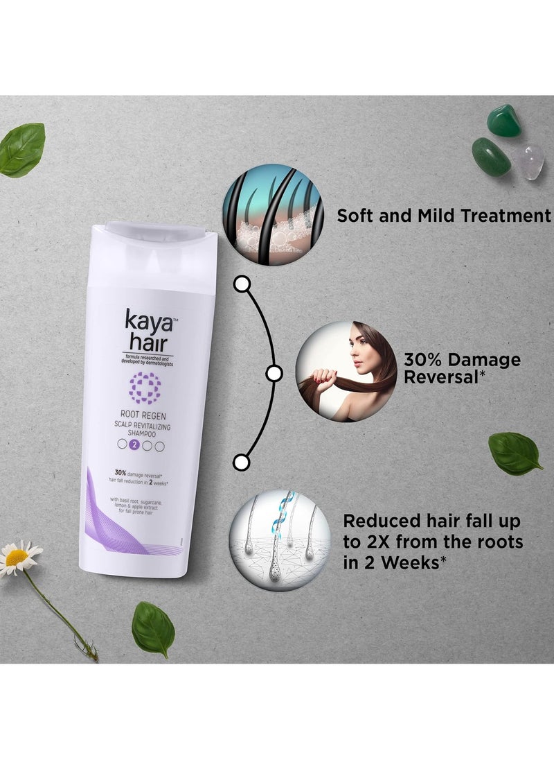 kaya - Kaya Clinic Scalp Revitalizing Shampoo Mild Every Day Use Shampoo Balances pH Reduces Hair Fall 225ml - Image 1