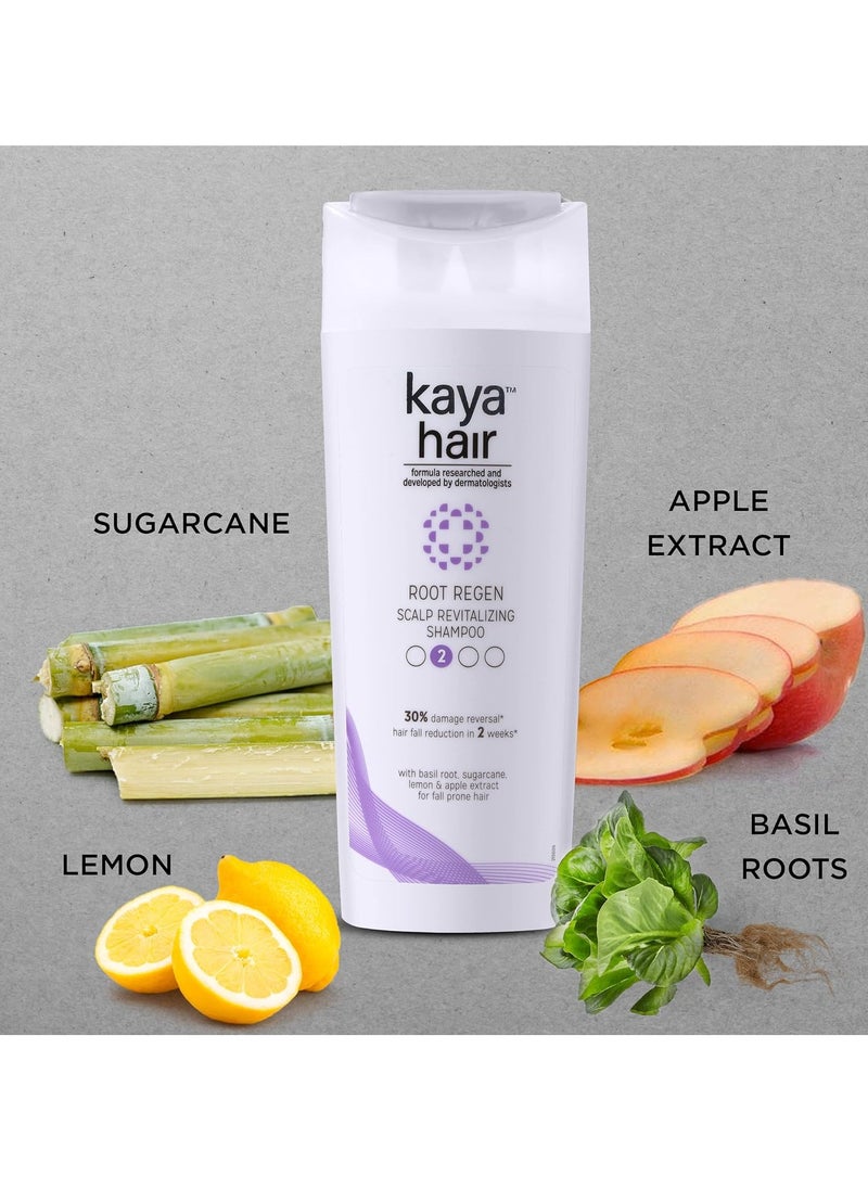 kaya - Kaya Clinic Scalp Revitalizing Shampoo Mild Every Day Use Shampoo Balances pH Reduces Hair Fall 225ml - Image 1